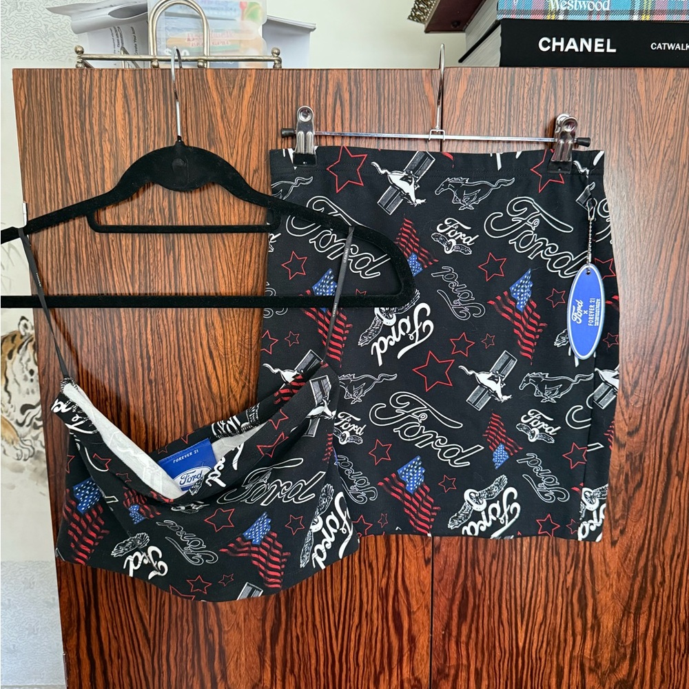 Ford Logo Skirt and top Set